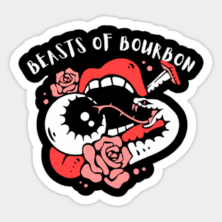 BEASTS OF BOURBON BAND Sticker